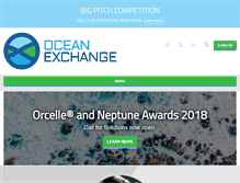 Tablet Screenshot of oceanexchange.org